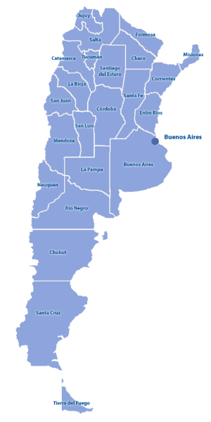 Mapa RentaControl Argentina